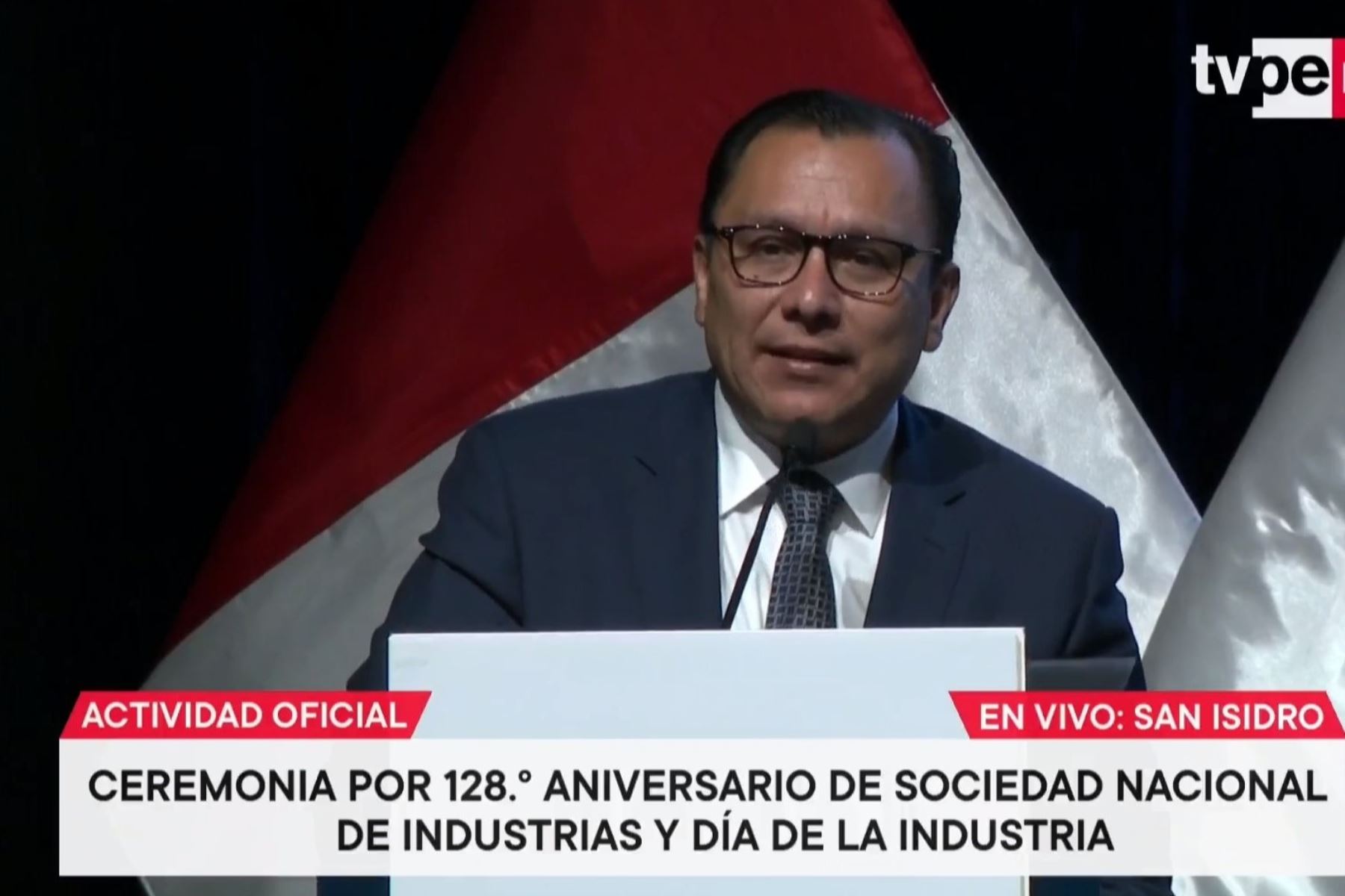 Ministro de la Producción, Sergio Gonzalez. Captura TV