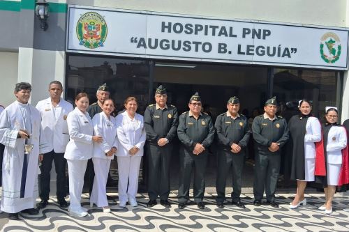 Remodelan hospital “Augusto B. Leguía” para brindar un mejor servicio a familia policial. Foto: ANDINA/Difusión.