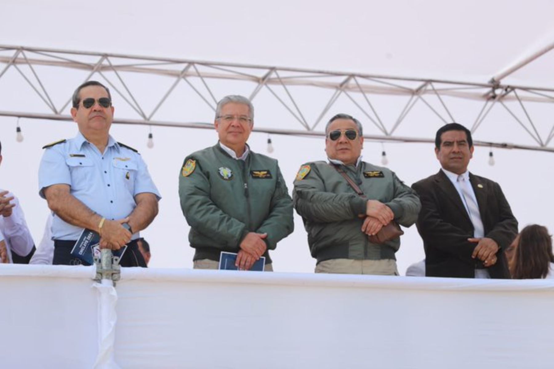 Presidente del Consejo de Ministros y ministro de Defensa en Chiclayo. Foto: ANDINA/difusión.