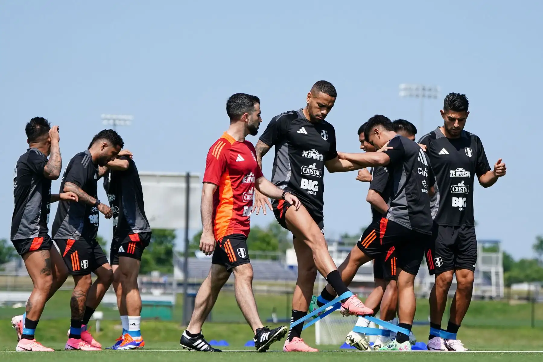 Entrenamiento de la selección peruana, previo a la Copa América en el Estadio Subaru Park, en Chester, Pensilvania (Estados Unidos). Foto: ANDINA/Difusión
