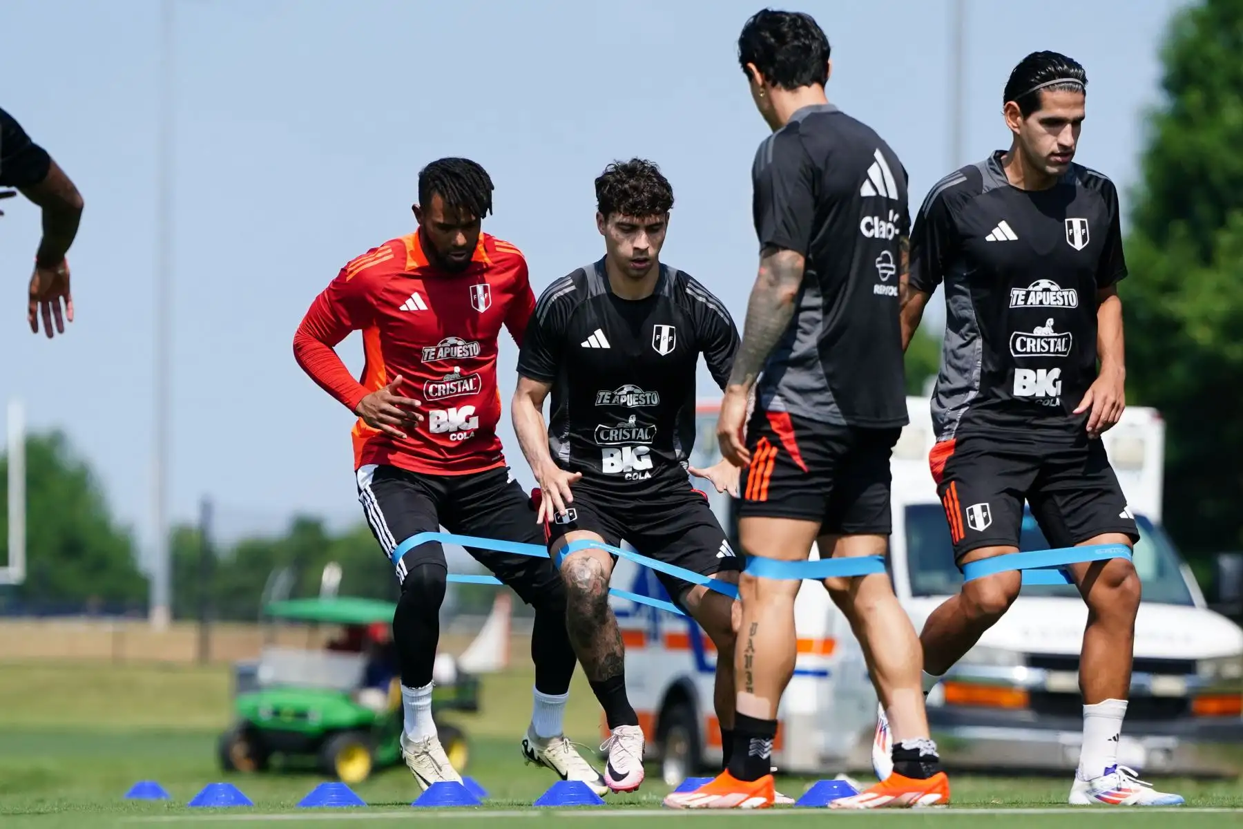 Entrenamiento de la selección peruana, previo a la Copa América en el Estadio Subaru Park, en Chester, Pensilvania (Estados Unidos). Foto: ANDINA/Difusión