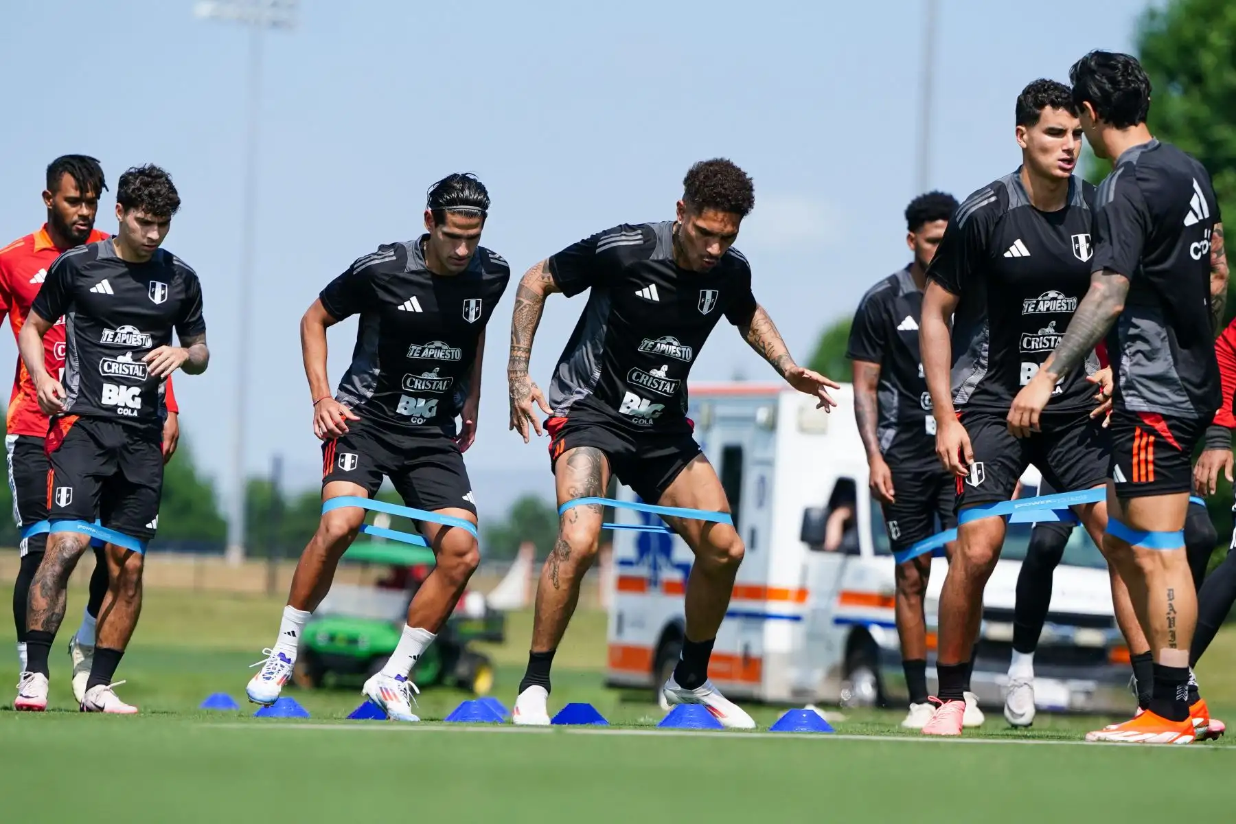 Entrenamiento de la selección peruana, previo a la Copa América en el Estadio Subaru Park, en Chester, Pensilvania (Estados Unidos). Foto: ANDINA/Difusión