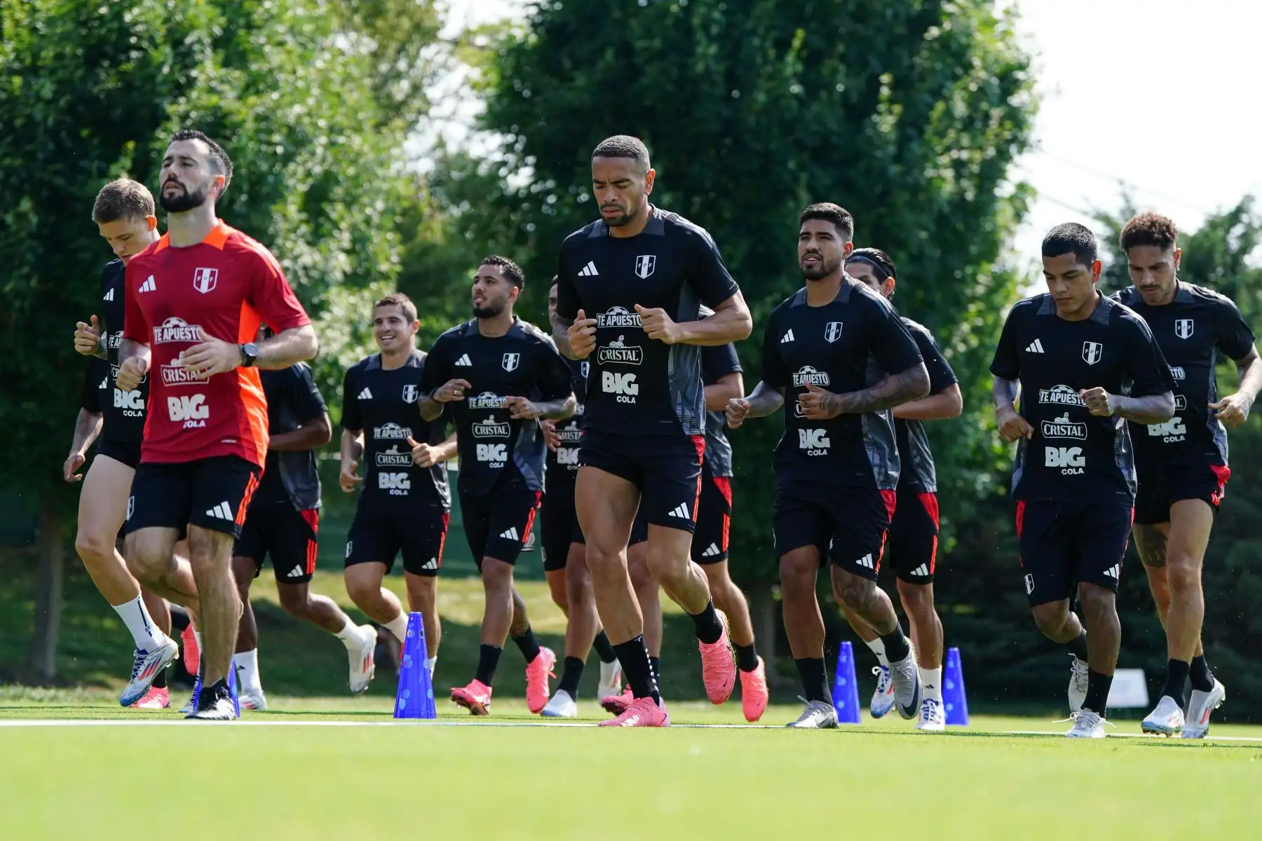 Entrenamiento de la selección peruana, previo a la Copa América en el Estadio Subaru Park, en Chester, Pensilvania (Estados Unidos). Foto: ANDINA/Difusión