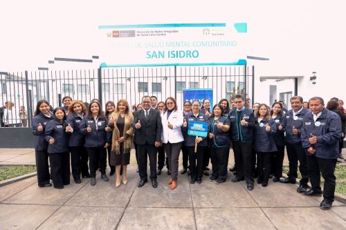 San Isidro: inauguran Centro de Salud Mental Comunitaria en beneficio de 73,000 vecinos. Foto: ANDINA/Difusión.