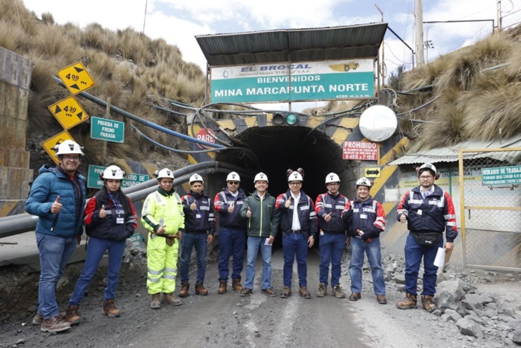 Pasco: trabajadores de minera Marcapunta Norte fueron capacitados para evitar accidentes.