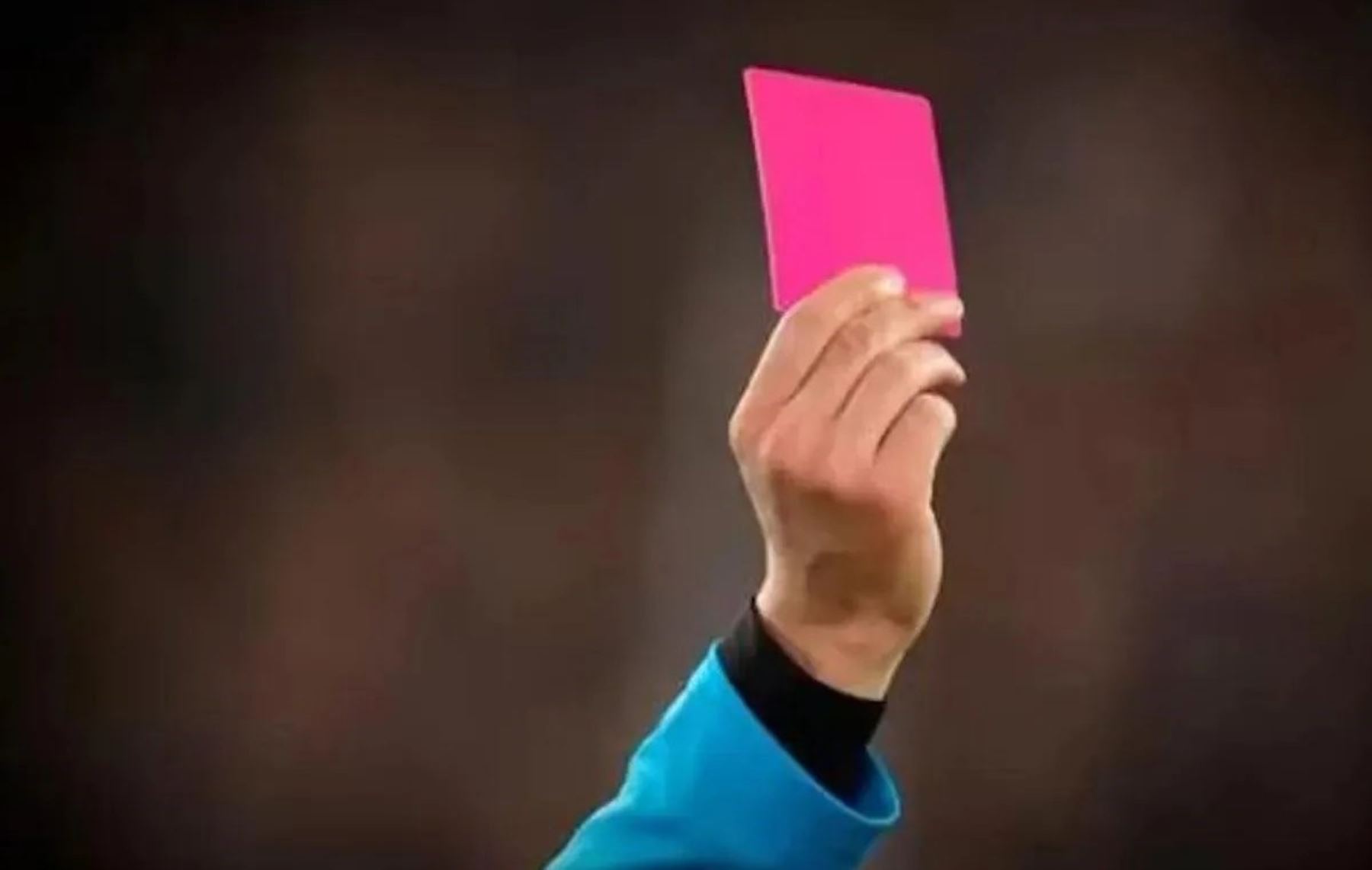La tarjeta rosa se usará por primera vez en la Copa América
