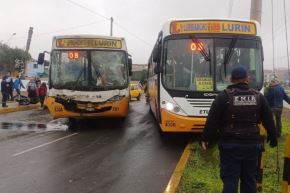Accidente de tránsito en la avenida Huaylas, en Chorrillos. Foto:ANDINA/Difusión