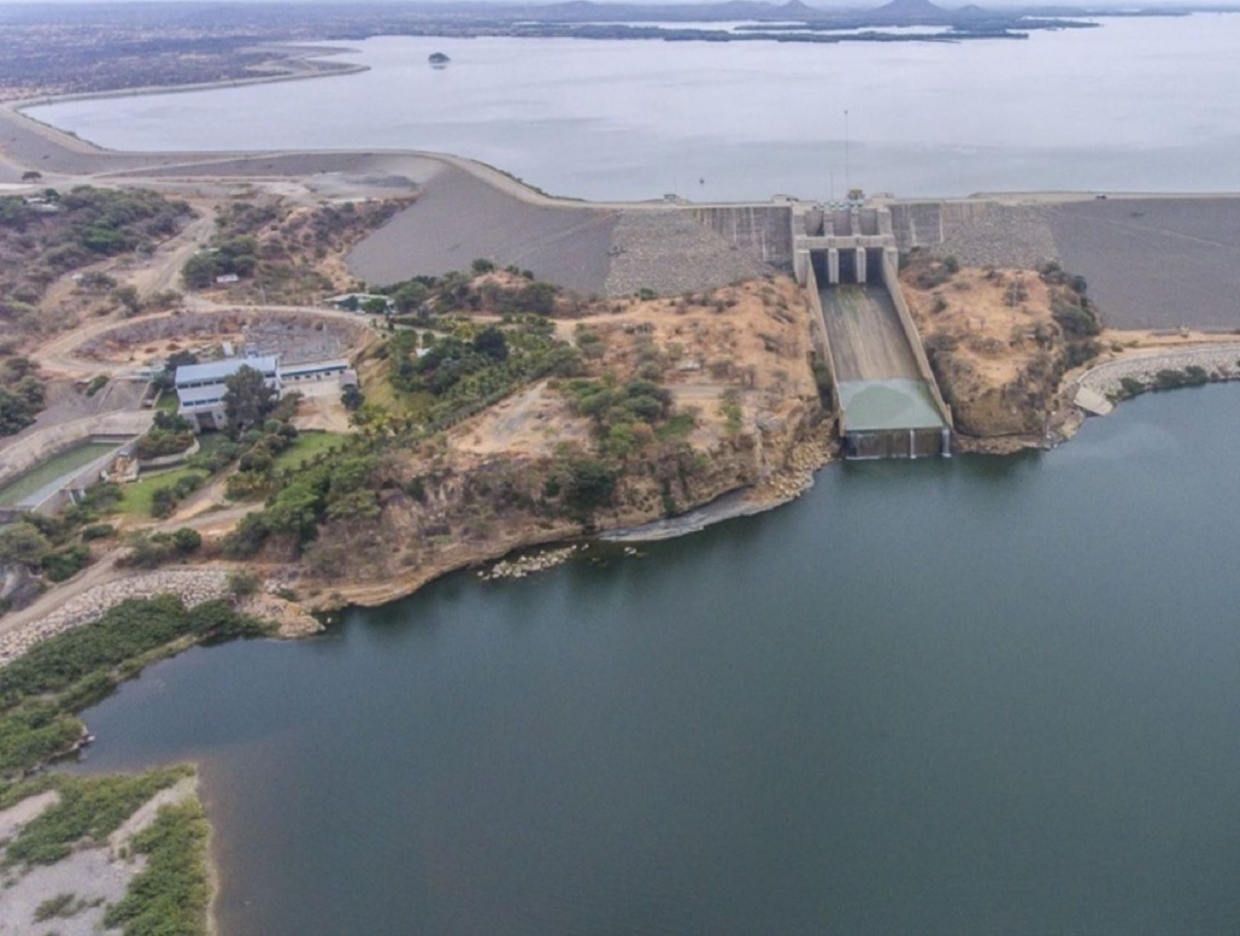 La represa de Poechos, ubicada en Piura, alcanzó su cota máxima y garantiza el abastecimiento de agua para la próxima campaña agrícola.