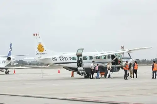 A las 14:30 horas, en el Aeródromo de Nasca, se registró visibilidad reducida a 4 kilómetros, por presencia de polvo en el ambiente, por lo que las operaciones también quedaron suspendidas.Cortesía