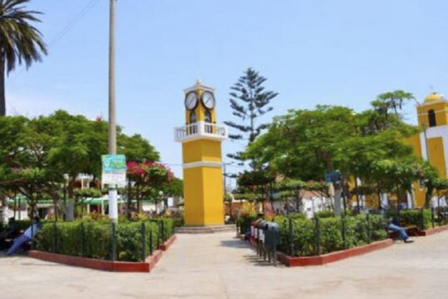 Plaza principal de la ciudad de San Vicente de Cañete, capital de la provincia limeña de Cañete. FOTO: Cañetealdia.