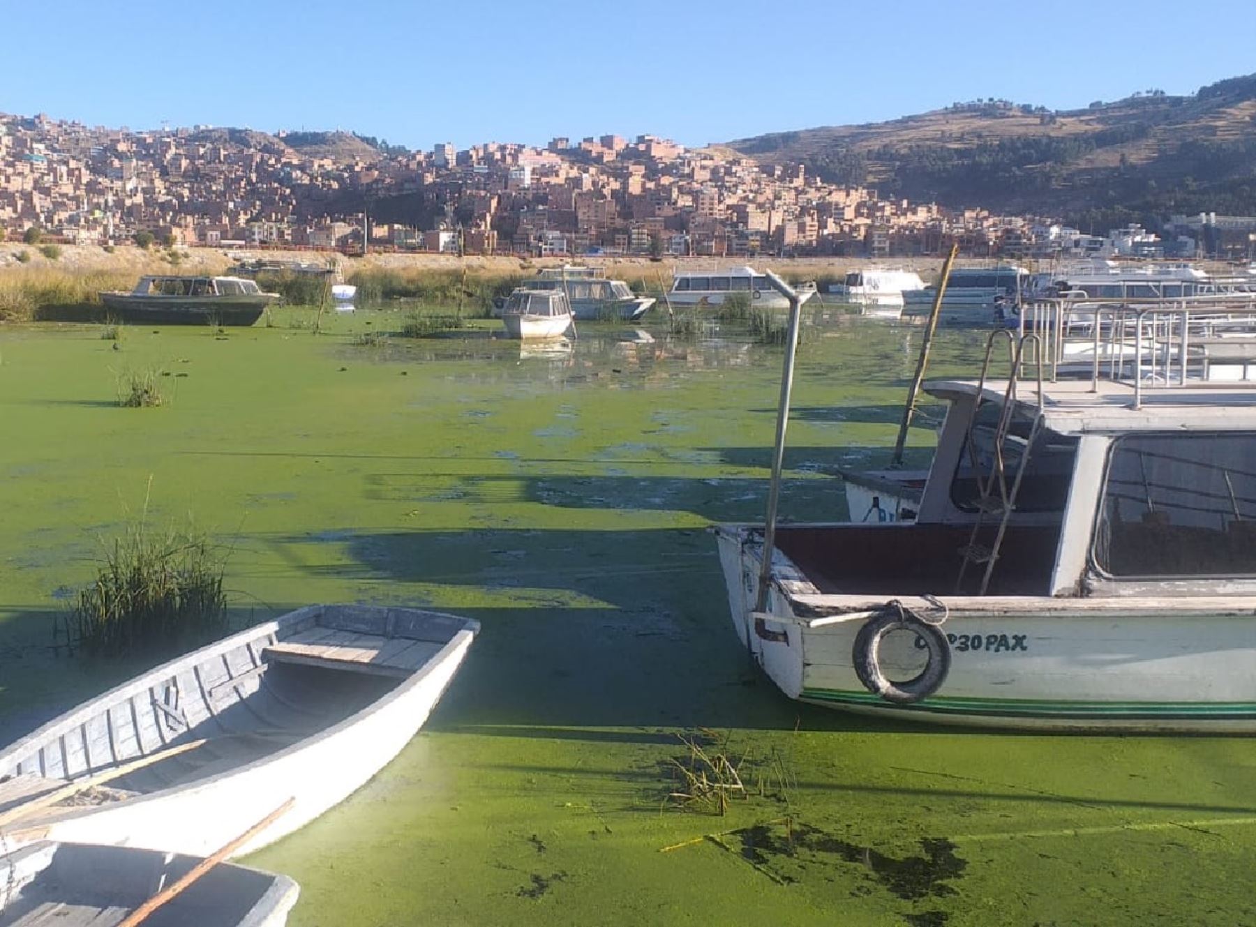 El nivel del agua del lago Titicaca disminuyó en 23 %, confirma el Senamhi Puno.
