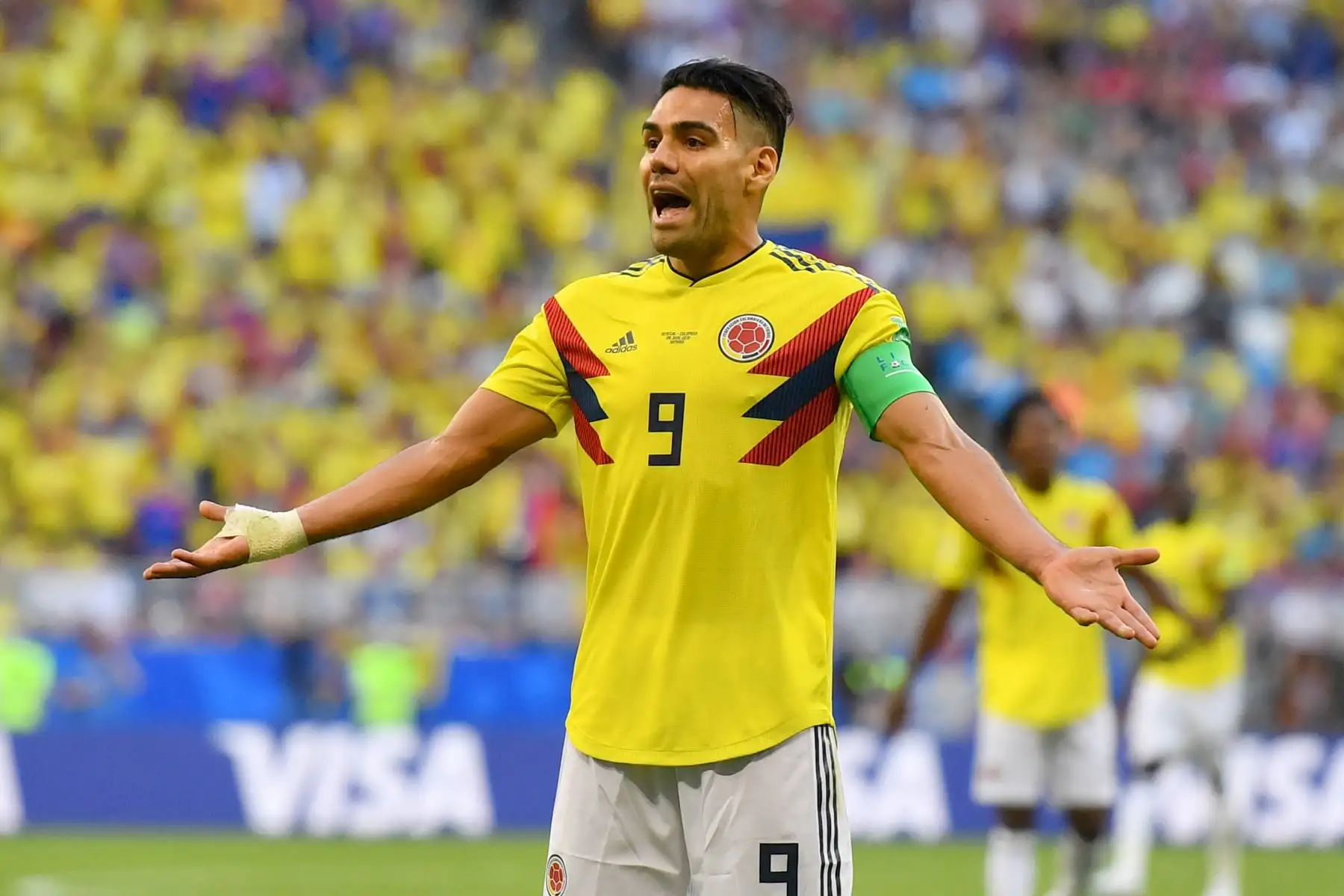 Invicta en los 21 partidos de la era Néstor Lorenzo, que comenzó el 2 de junio de 2022, la selección de Colombia llega a la Copa América sin su máximo goleador, Radamel Falcao García, quien no piensa en la retirada aún con 38 años. Foto: AFP