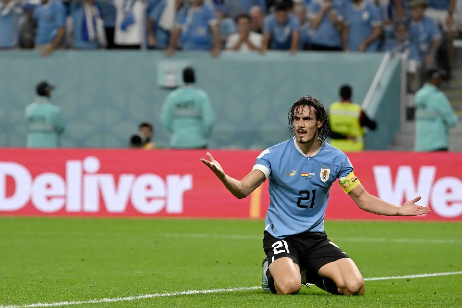 Edinson Cavani anunció en mayo su retirada de la selección uruguaya al conocer que Marcelo Bielsa no lo iba a convocar para la Copa América. Foto: AFP