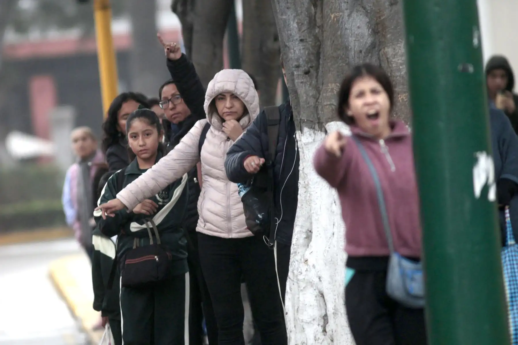 Limeños de diversos distritos de la capital experimentan los efectos del invierno como las bajas temperaturas y el aumento de la sensación de frío, llovizna y humedad al 100%.
Foto: ANDINA / Lino Chipana.