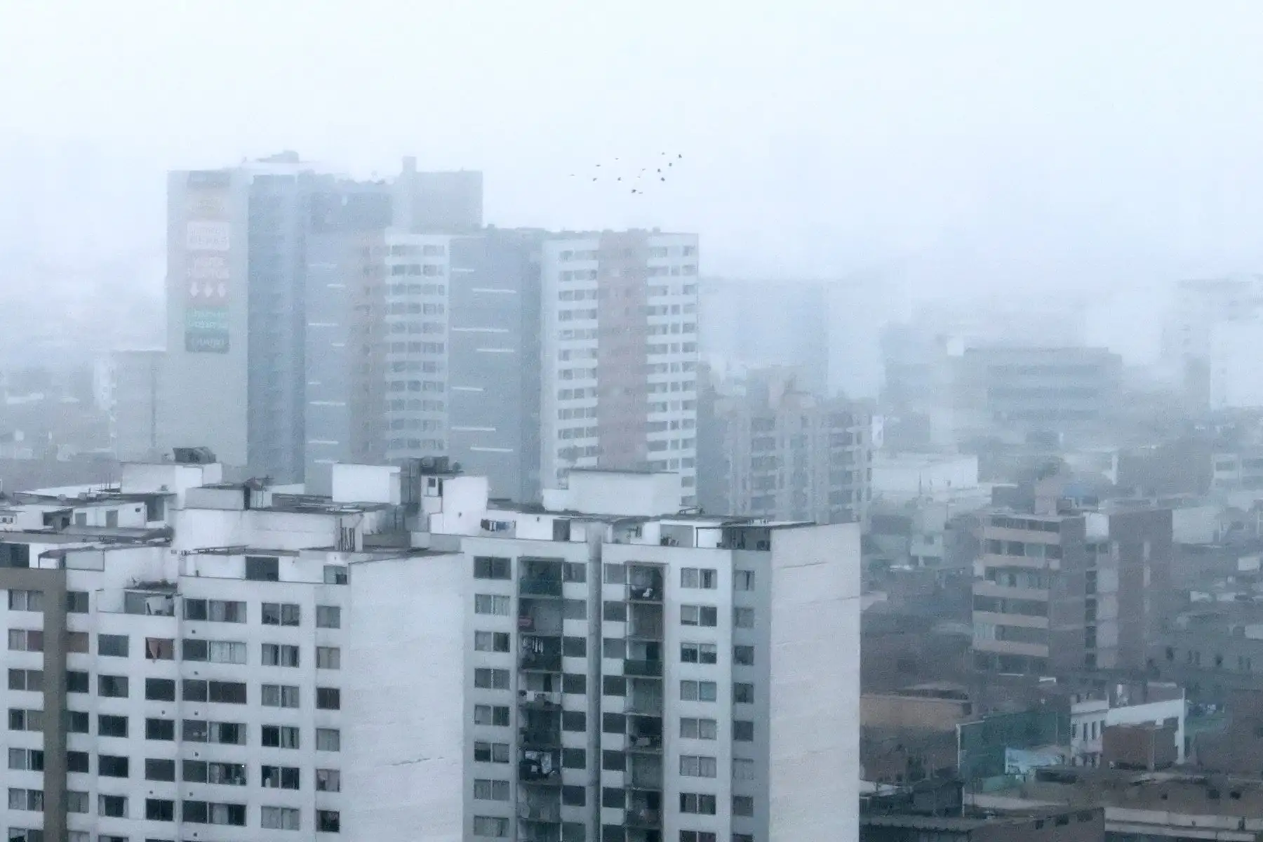 A muy poco de iniciarse la temporada de invierno 2024, distritos céntricos de Lima Metropolitana como Cercado de Lima, Breña y Jesús María experimentan bajas temperaturas debajo de los 15 grados, fuerte neblina y llovizna. Foto: ANDINA/Daniel Bracamonte