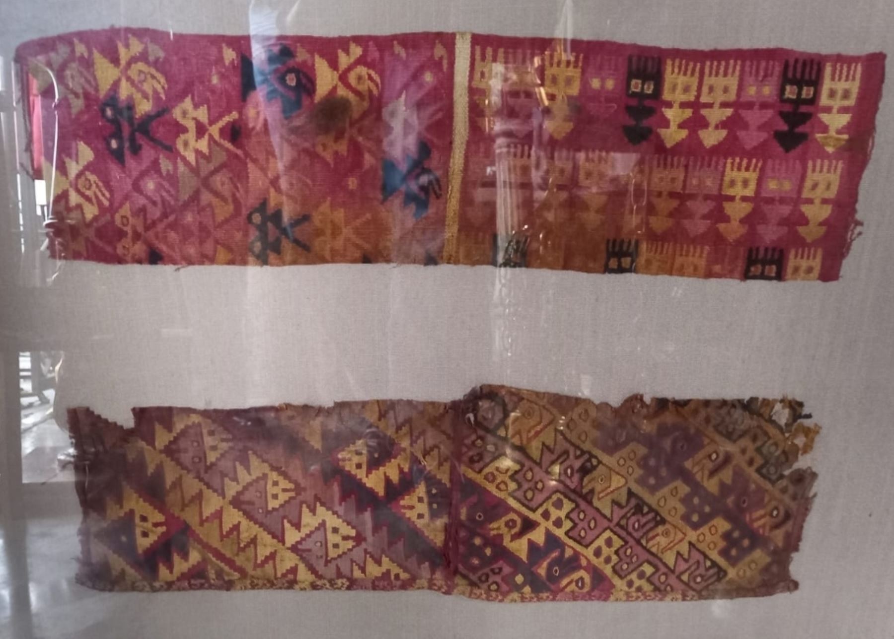 Ministerio de Cultura recuperá cuatro textiles en Surco.
