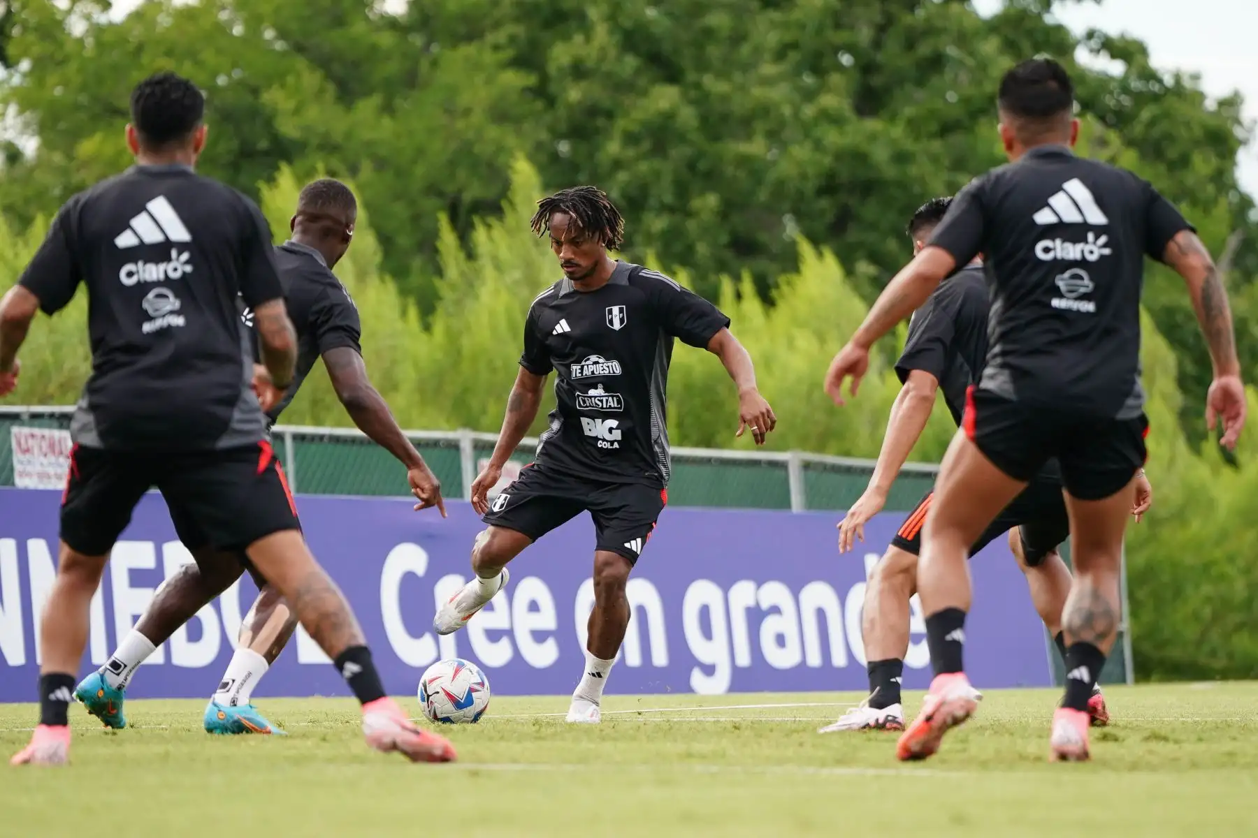 Entrenamiento de la selección peruana, previo a la Copa América en el Estadio Subaru Park, en Chester, Pensilvania (Estados Unidos). Foto: ANDINA/FPF