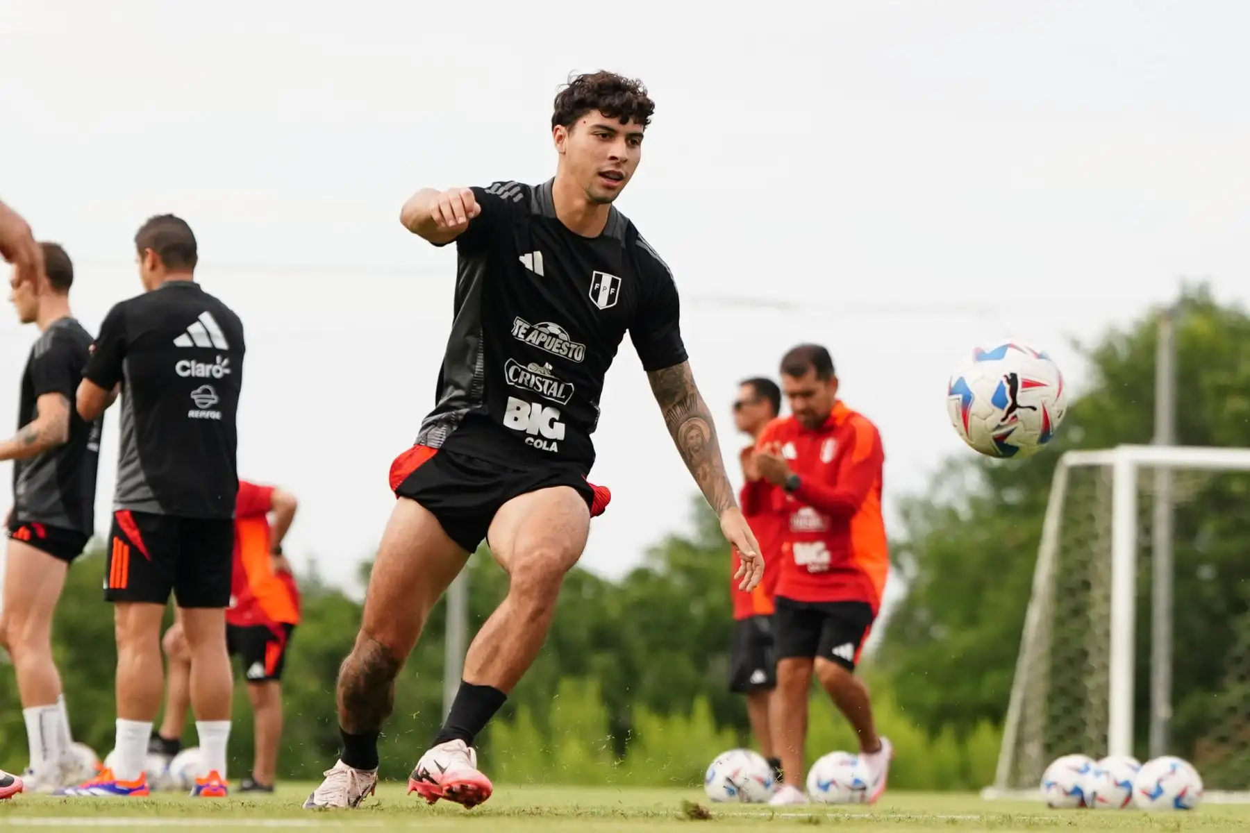 Entrenamiento de la selección peruana, previo a la Copa América en el Estadio Subaru Park, en Chester, Pensilvania (Estados Unidos). Foto: ANDINA/FPF
