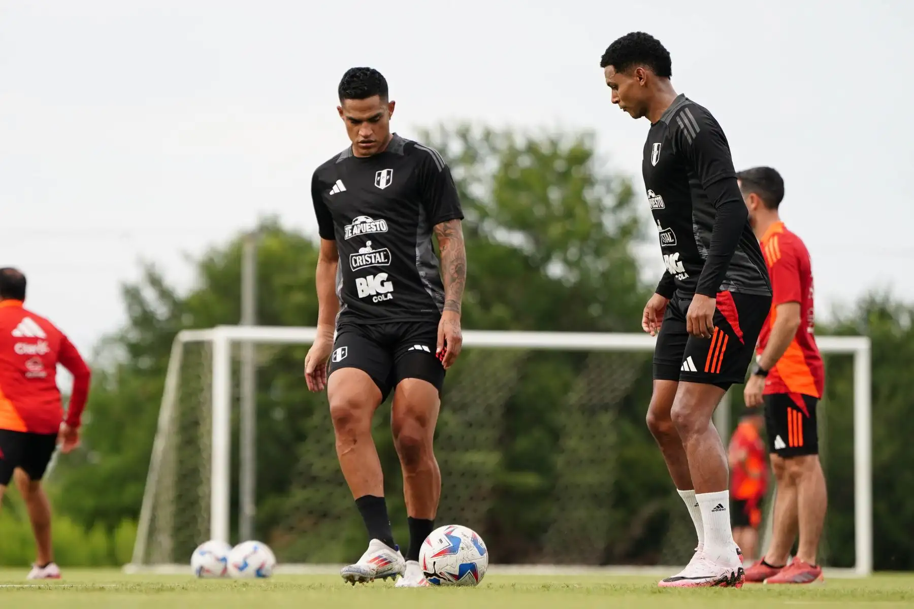 Entrenamiento de la selección peruana, previo a la Copa América en el Estadio Subaru Park, en Chester, Pensilvania (Estados Unidos). Foto: ANDINA/FPF