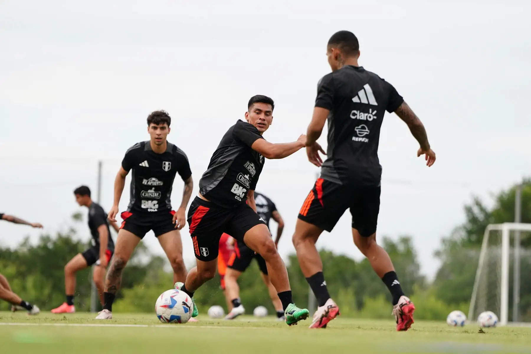 Entrenamiento de la selección peruana, previo a la Copa América en el Estadio Subaru Park, en Chester, Pensilvania (Estados Unidos). Foto: ANDINA/FPF