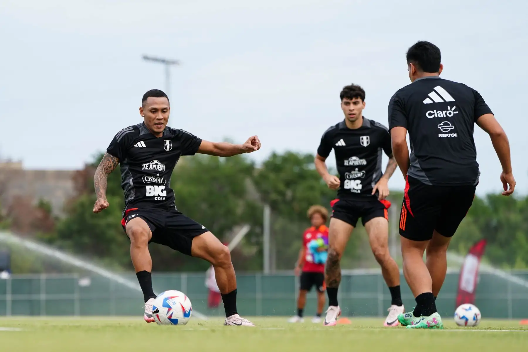Entrenamiento de la selección peruana, previo a la Copa América en el Estadio Subaru Park, en Chester, Pensilvania (Estados Unidos). Foto: ANDINA/FPF