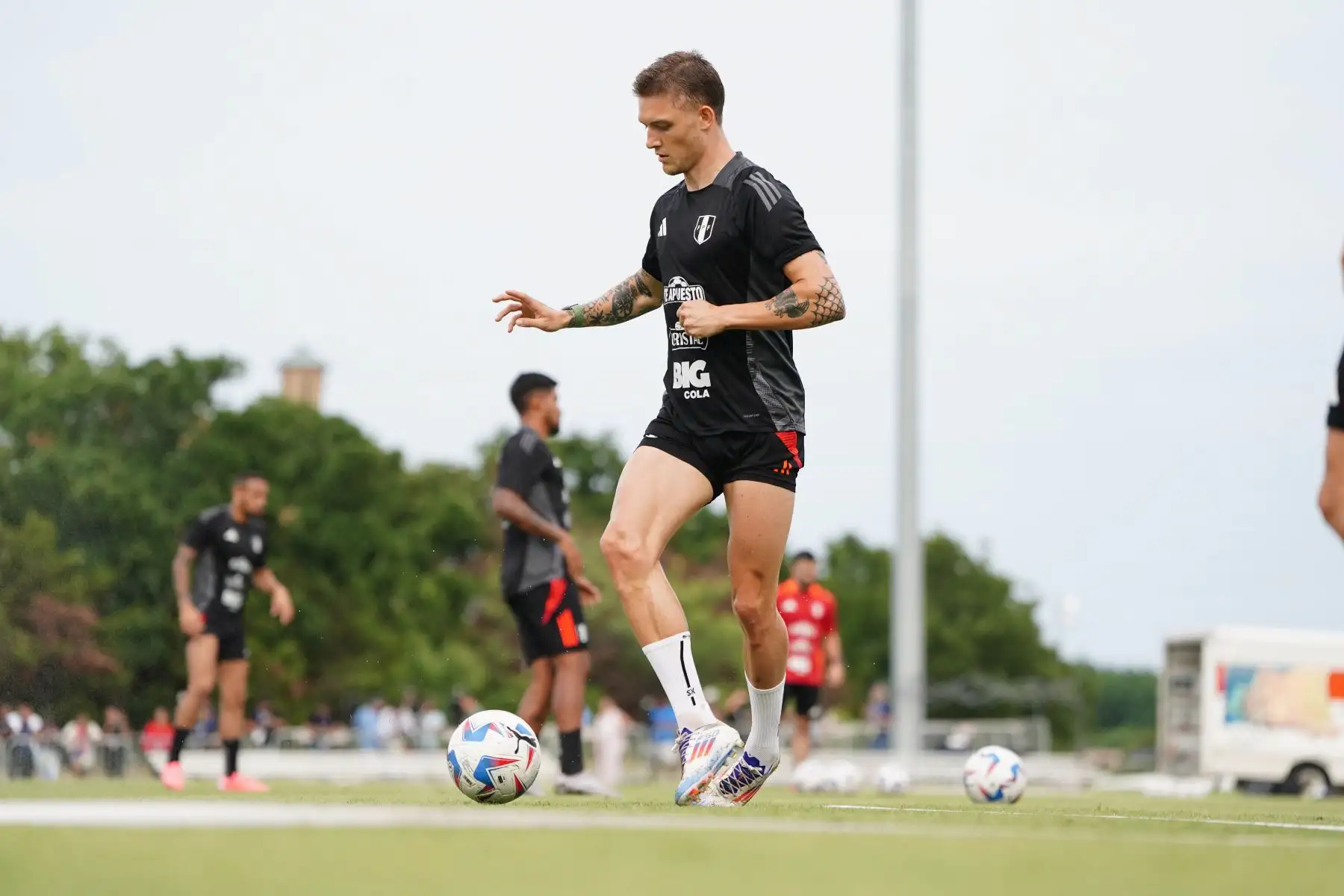 Entrenamiento de la selección peruana, previo a la Copa América en el Estadio Subaru Park, en Chester, Pensilvania (Estados Unidos). Foto: ANDINA/FPF