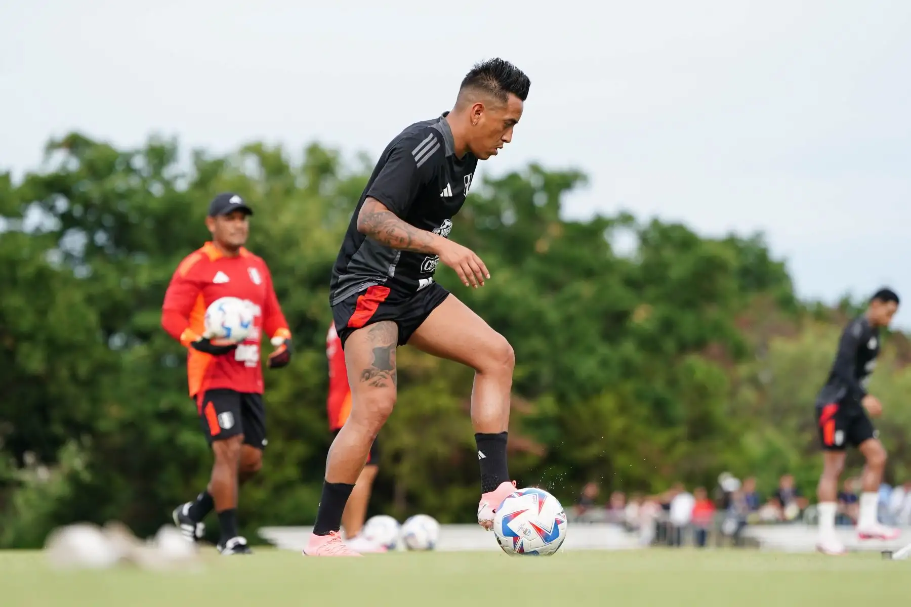 Entrenamiento de la selección peruana, previo a la Copa América en el Estadio Subaru Park, en Chester, Pensilvania (Estados Unidos). Foto: ANDINA/FPF