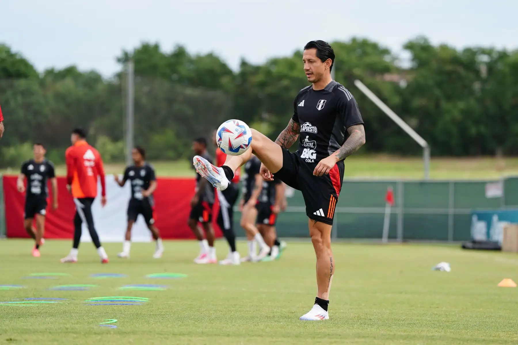Entrenamiento de la selección peruana, previo a la Copa América en el Estadio Subaru Park, en Chester, Pensilvania (Estados Unidos). Foto: ANDINA/FPF