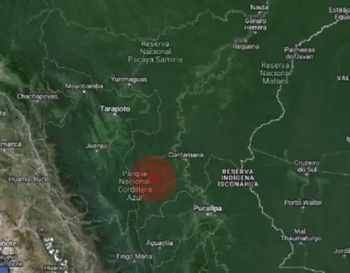 Un temblor de magnitud 4.2 remeció la madrugada de hoy la localidad de Pampa Hermosa, en la provincia de Ucayali, región Loreto, informó el IGP.