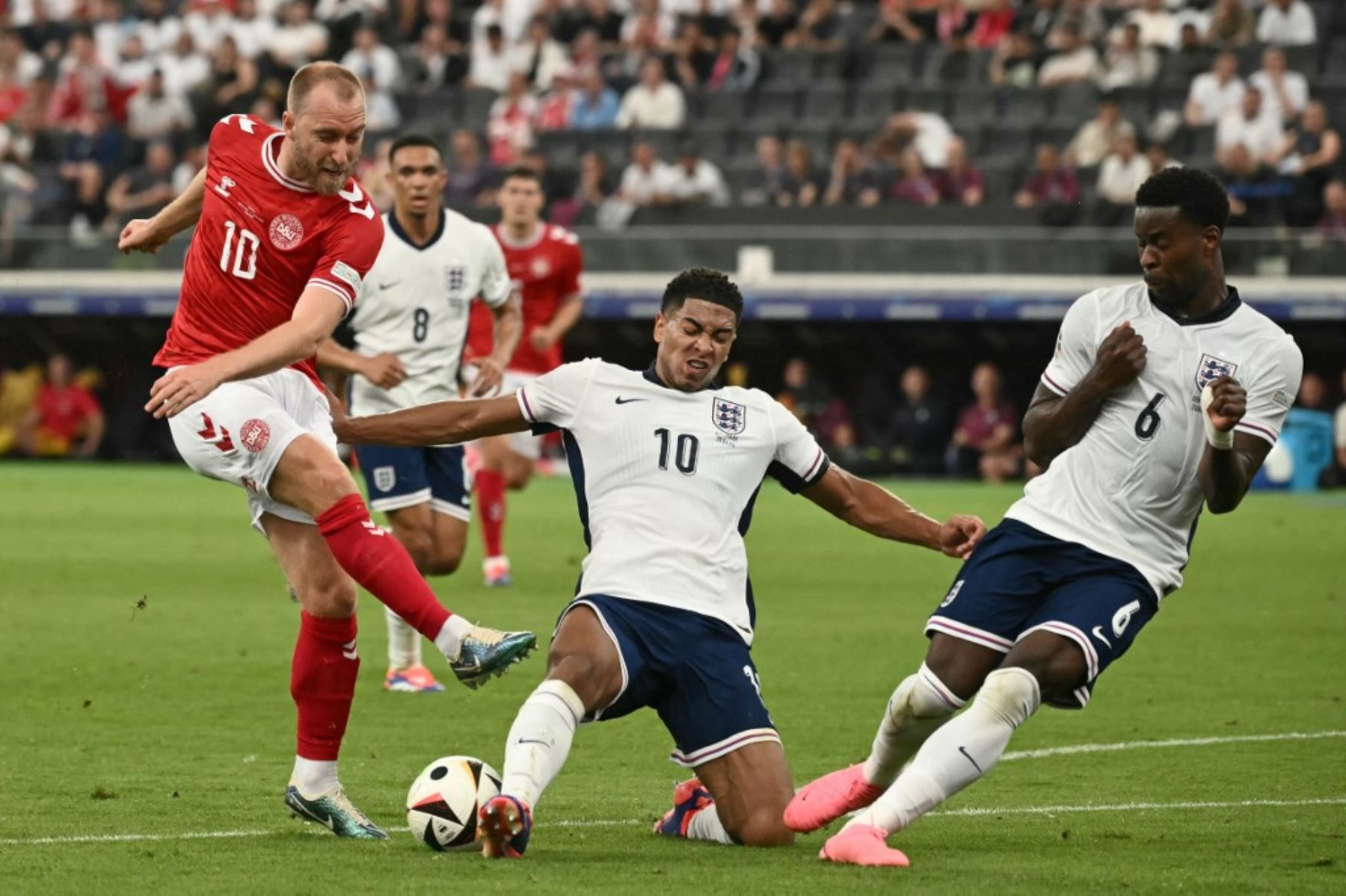 Christian Eriksen fue uno de los mejores en el partido entre Inglaterra y Dinamarca