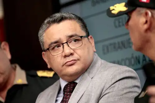 Juan José Santiváñez, ministro del Interior. ANDINA