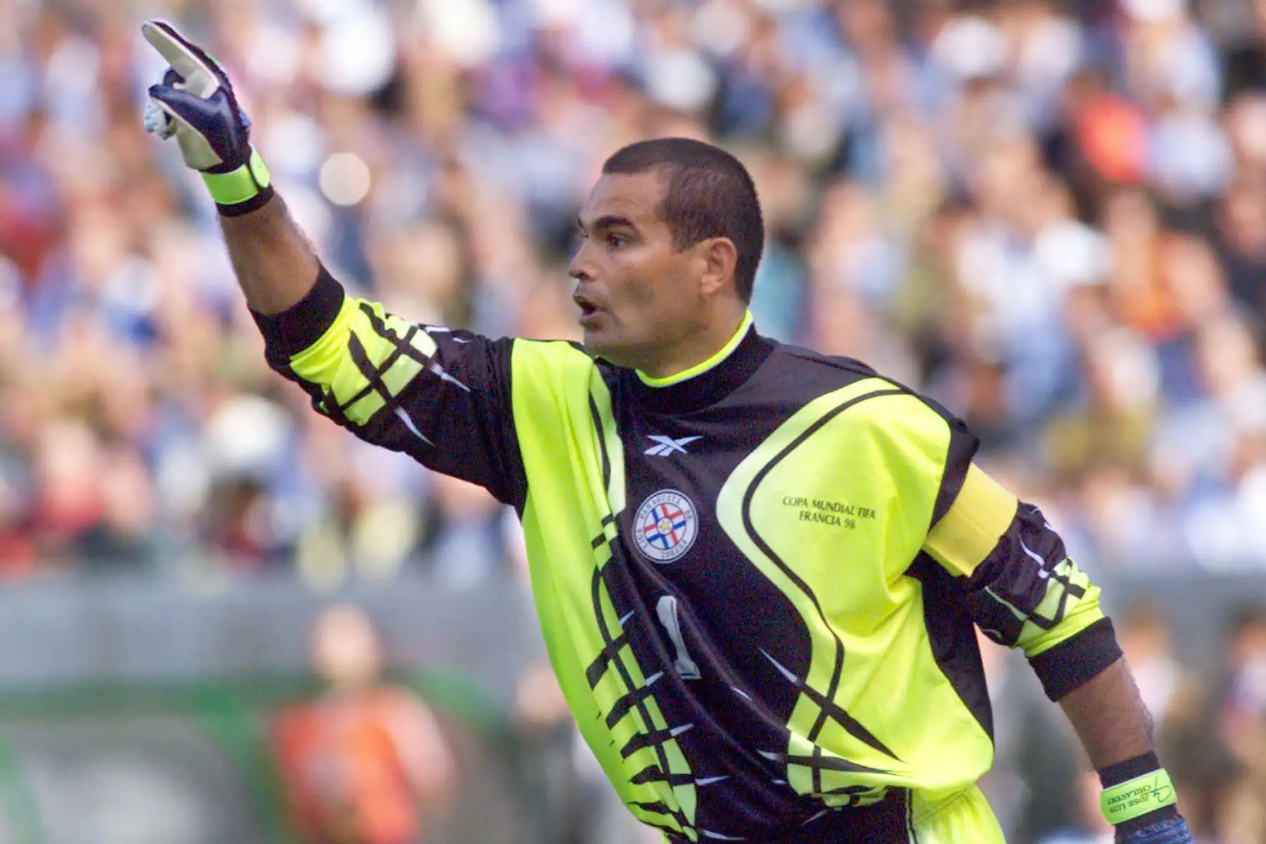 José Luis Chilavert, el arquero paraguayo es uno de los jugadores más emblemáticos de la historia de su país, pero poco pudo hacer en las tres Copa América que jugó en 1991, 1993 y 1997. Foto: AFP