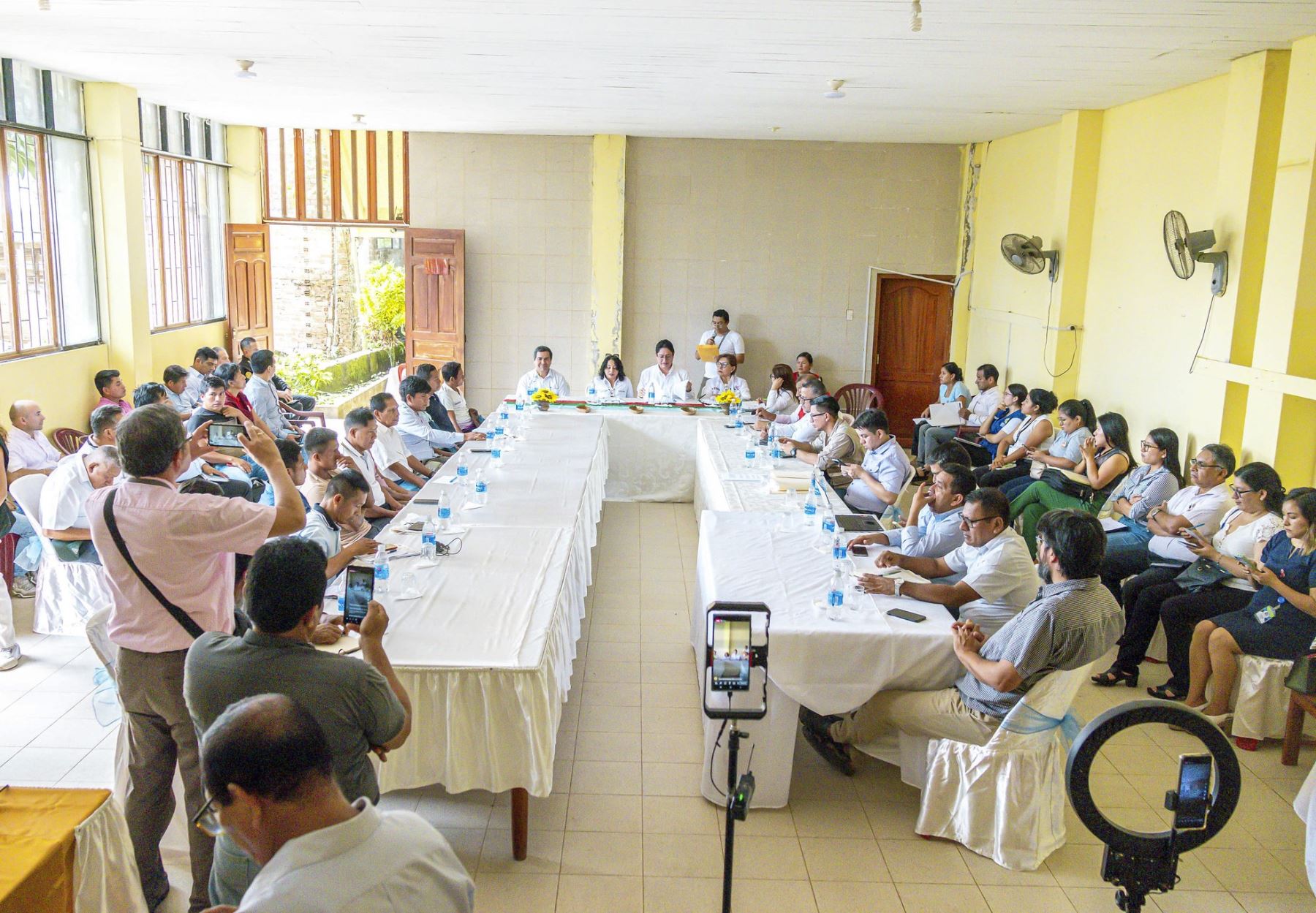 La comisión de alto nivel del Ejecutivo participó de una mesa de trabajo en la provincia de Condorcanqui, región Amazonas, donde asistieron también autoridades regionales y locales; además de apus y líderes de comunidades awajún.