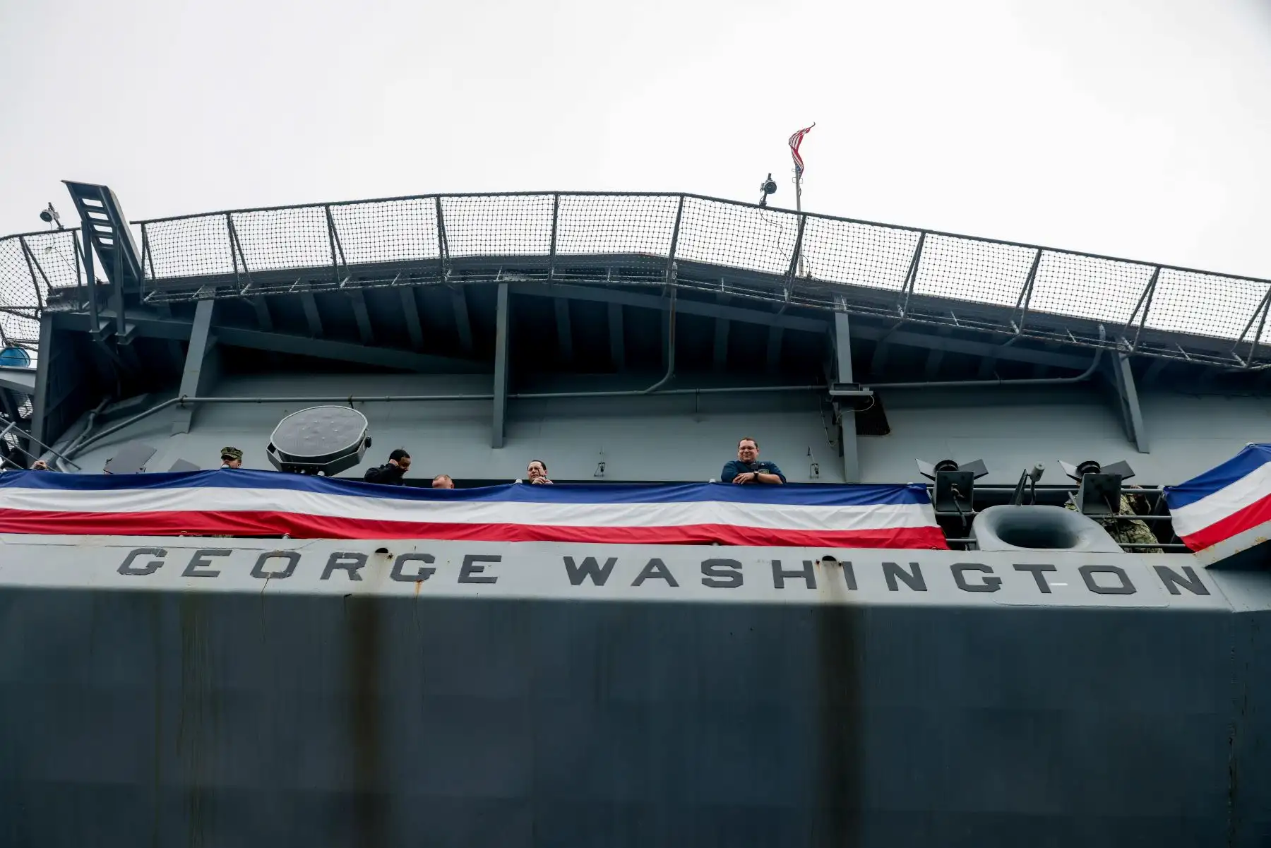El Portaaviones USS George Washington Llega al Perú para Ejercicios Marítimos en el Marco de “Southern Seas 2024”. Foto: ANDINA/Luis Iparraguirre