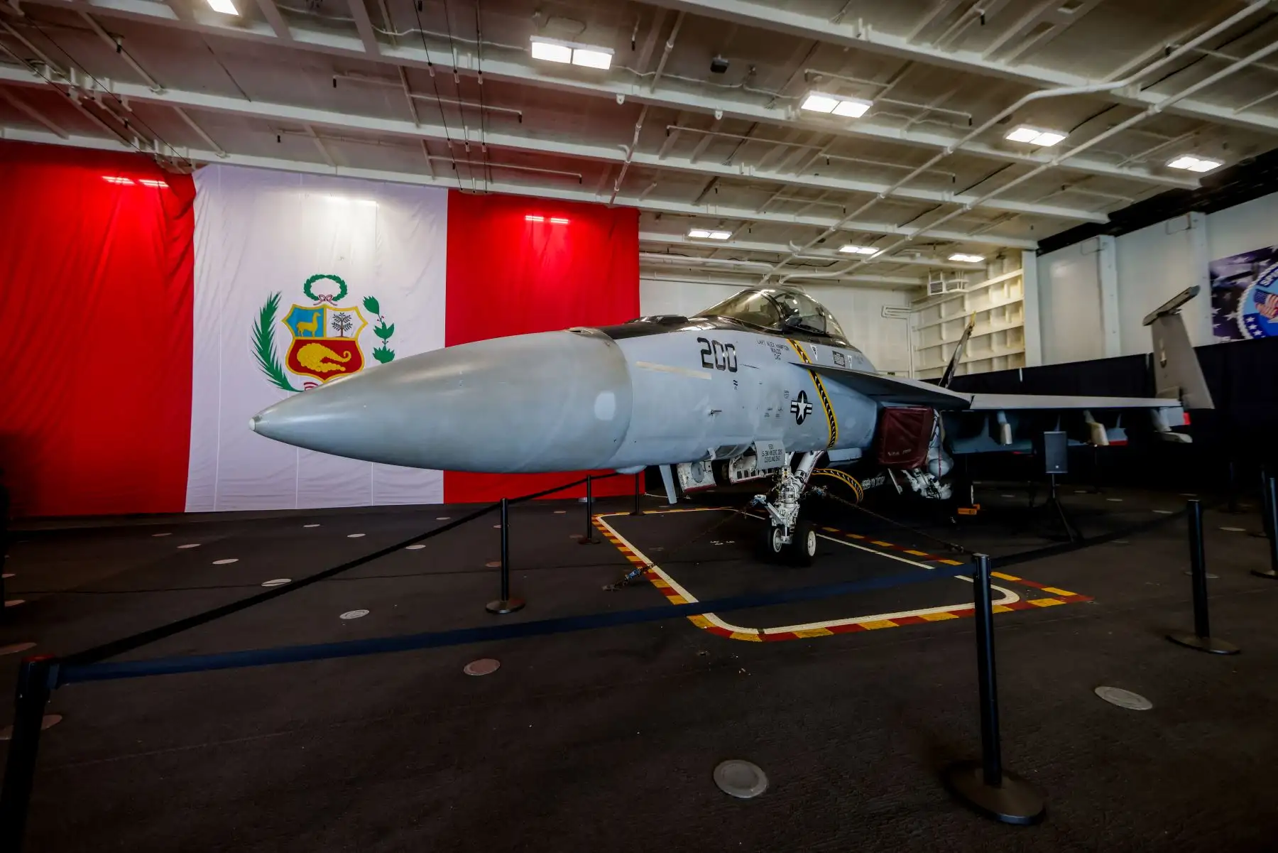 El Portaaviones USS George Washington Llega al Perú para Ejercicios Marítimos en el Marco de “Southern Seas 2024”. Foto: ANDINA/Luis Iparraguirre