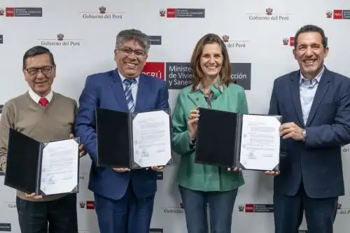 El Ministerio de Vivienda firma convenio con el Gobierno Regional de Cusco para impulsar obras de agua potable y saneamiento rural