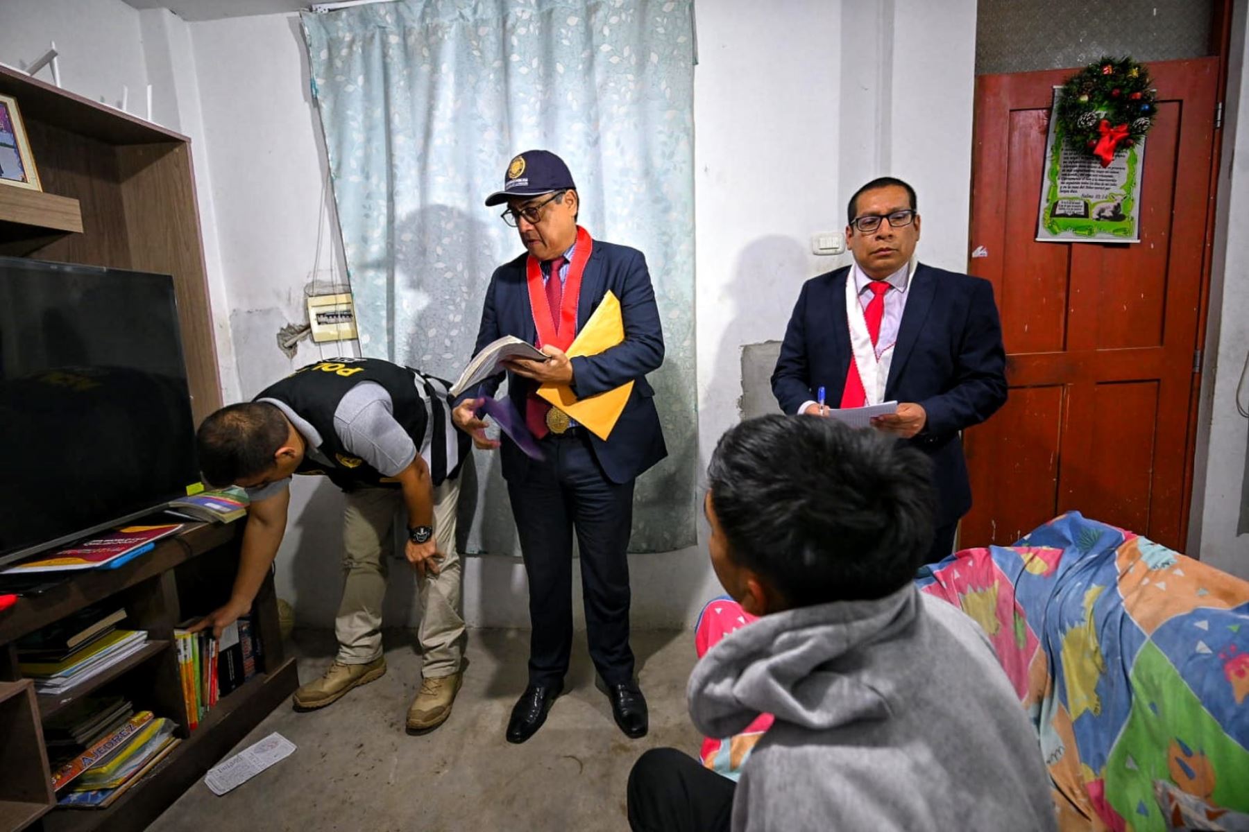 Fiscalía de la Nación realiza allanamiento en inmuebles vinculados al congresista Darwin Espinoza. Foto: ANDINA/Difusión