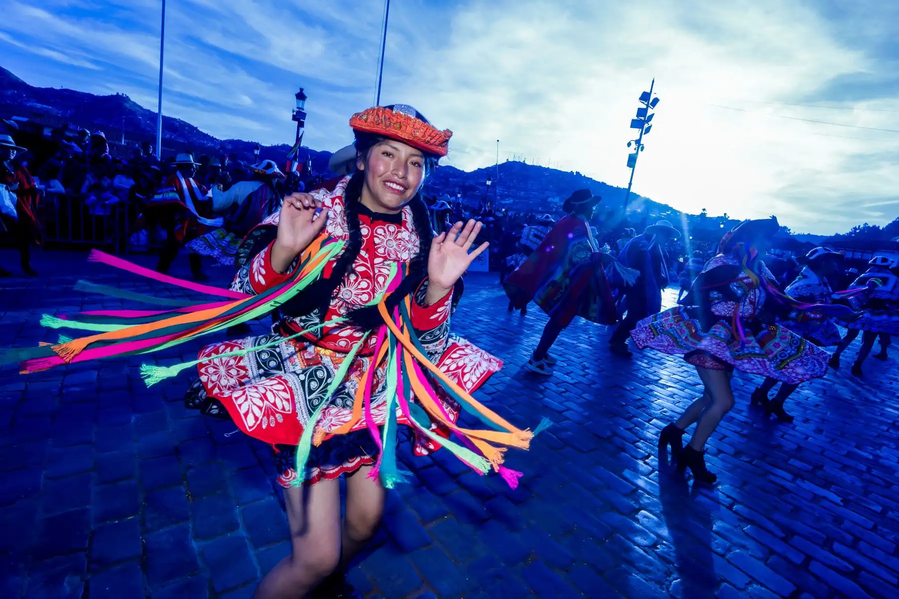 Las muestras del arte de cada distrito se hicieron presentes, a dos días del Inty Raymi. Foto: ANDINA/Luis Iparraguirre