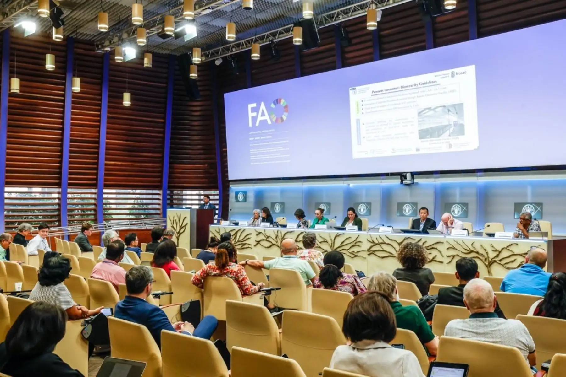 Sanipes presentó resultados de sus medidas sanitarias ante la FAO en Italia. Foto: Cortesía.