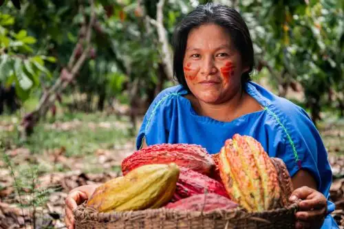 Productora peruana de cacao. ANDINA/Difusión