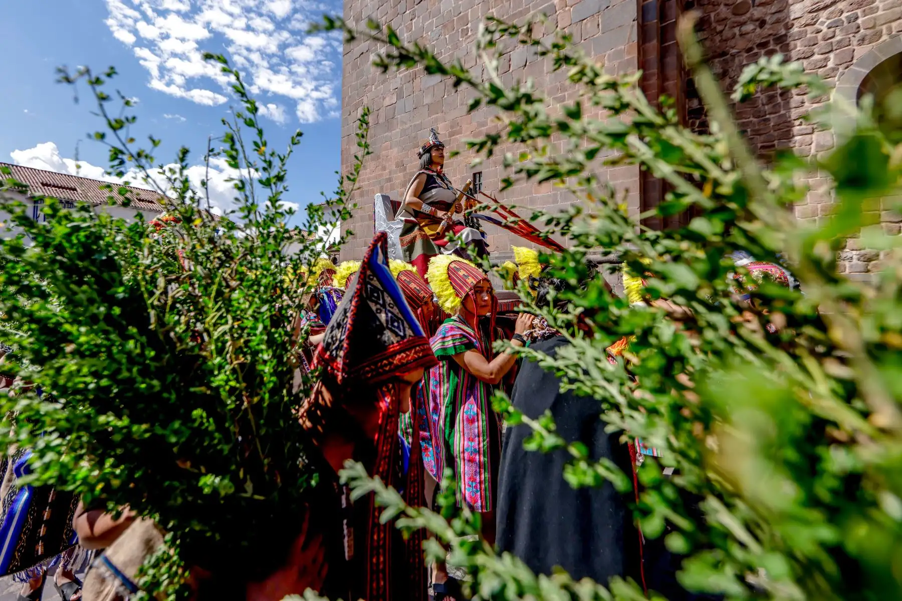 La Qoya, pareja del Inca, mantiene un lugar privilegiado en la alegoría que se presenta por las celebraciones del Inti Raymi. Foto: ANDINA/Luis Iparraguirre
