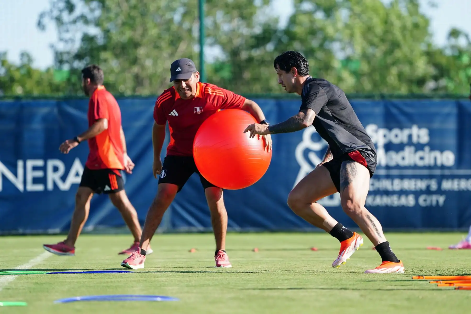 Entrenamiento de la selección peruana, previo a la Copa América en el Estadio Subaru Park, en Chester, Pensilvania (Estados Unidos). Foto: ANDINA/FPF