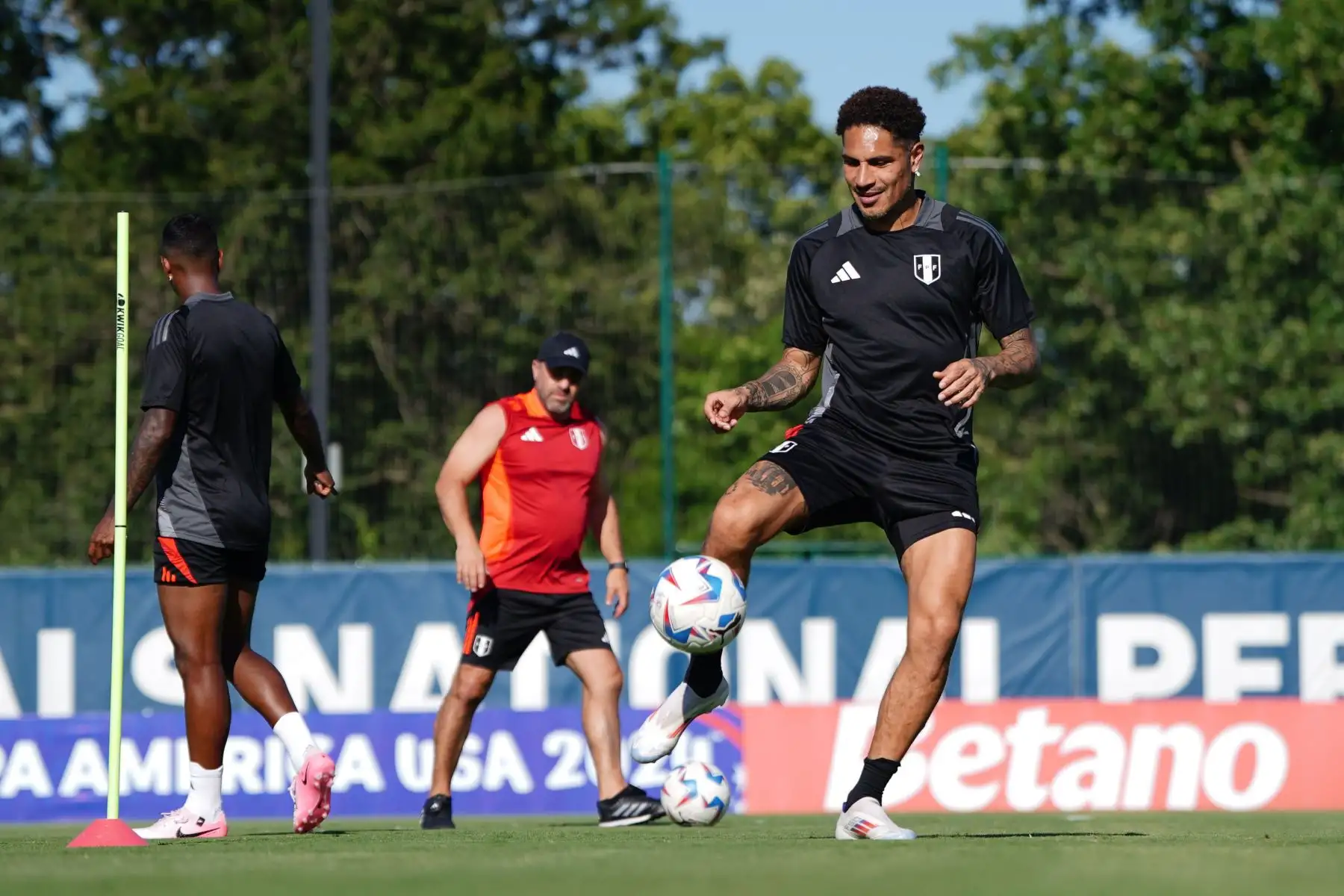 Entrenamiento de la selección peruana, previo a la Copa América en el Estadio Subaru Park, en Chester, Pensilvania (Estados Unidos). Foto: ANDINA/FPF