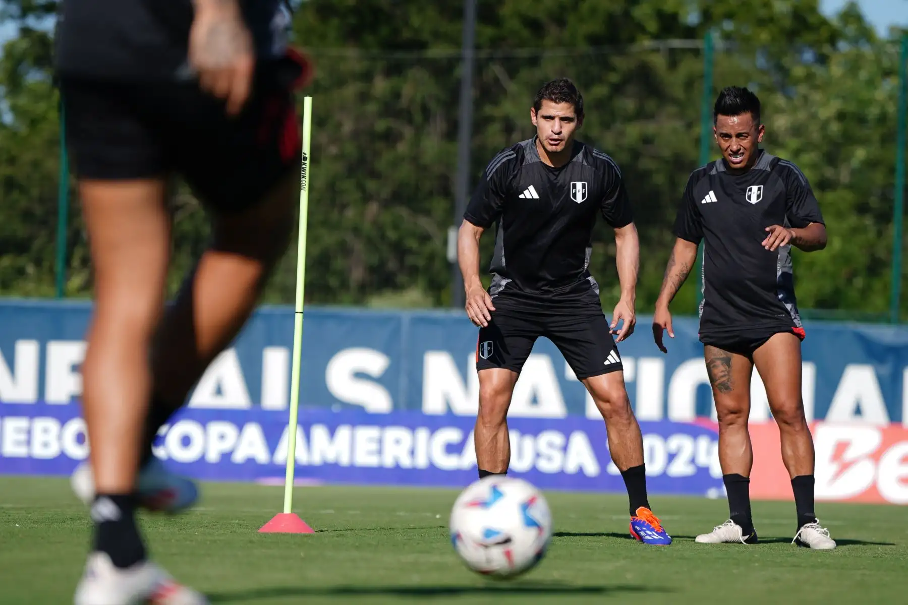 Entrenamiento de la selección peruana, previo a la Copa América en el Estadio Subaru Park, en Chester, Pensilvania (Estados Unidos). Foto: ANDINA/FPF