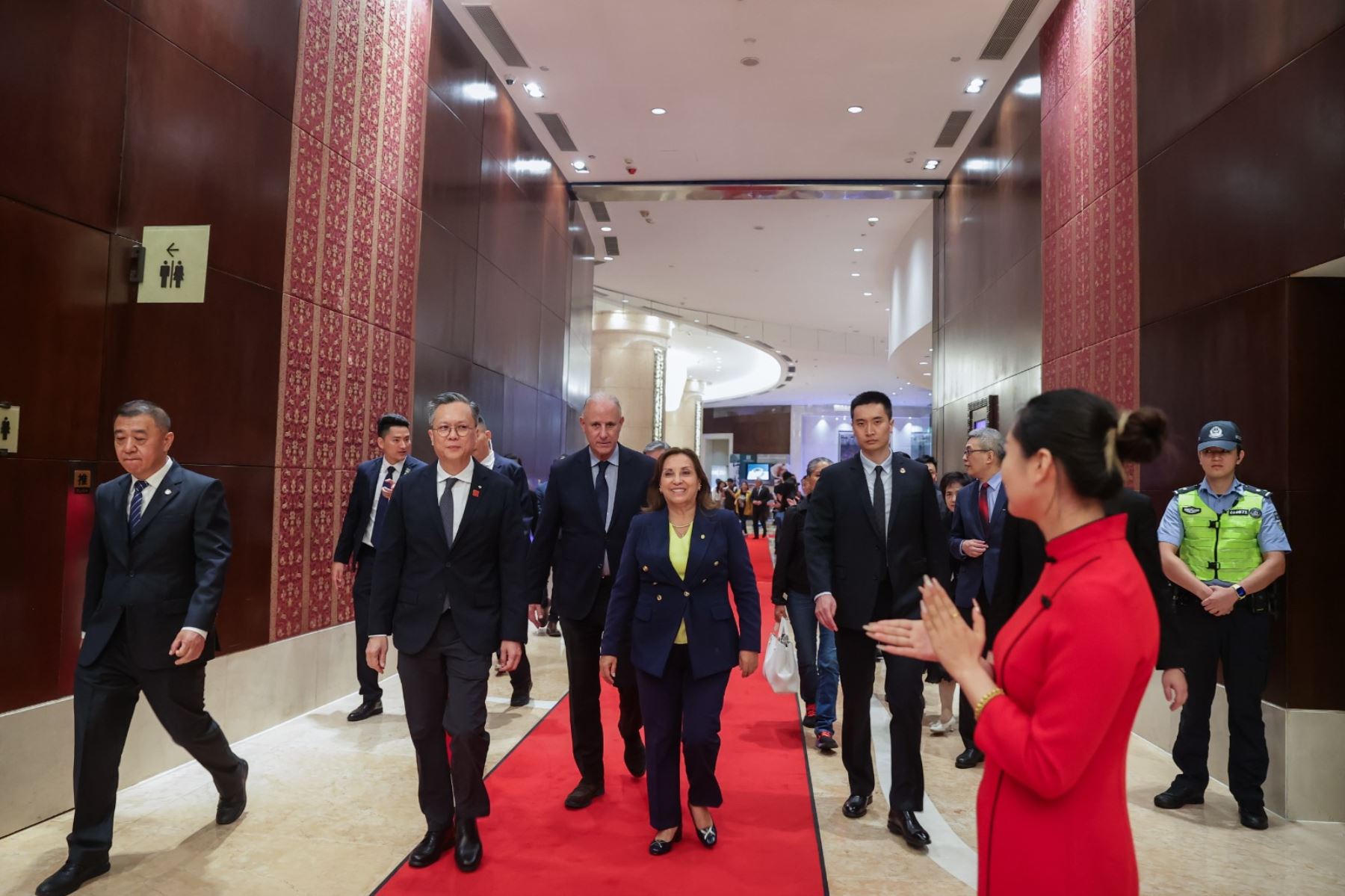 La presidenta Dina Boluarte inicia actividades en China. ANDINA/Prensa Presidencia