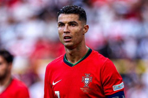 Cristiano Ronaldo presente en la Eurocopa 2024.