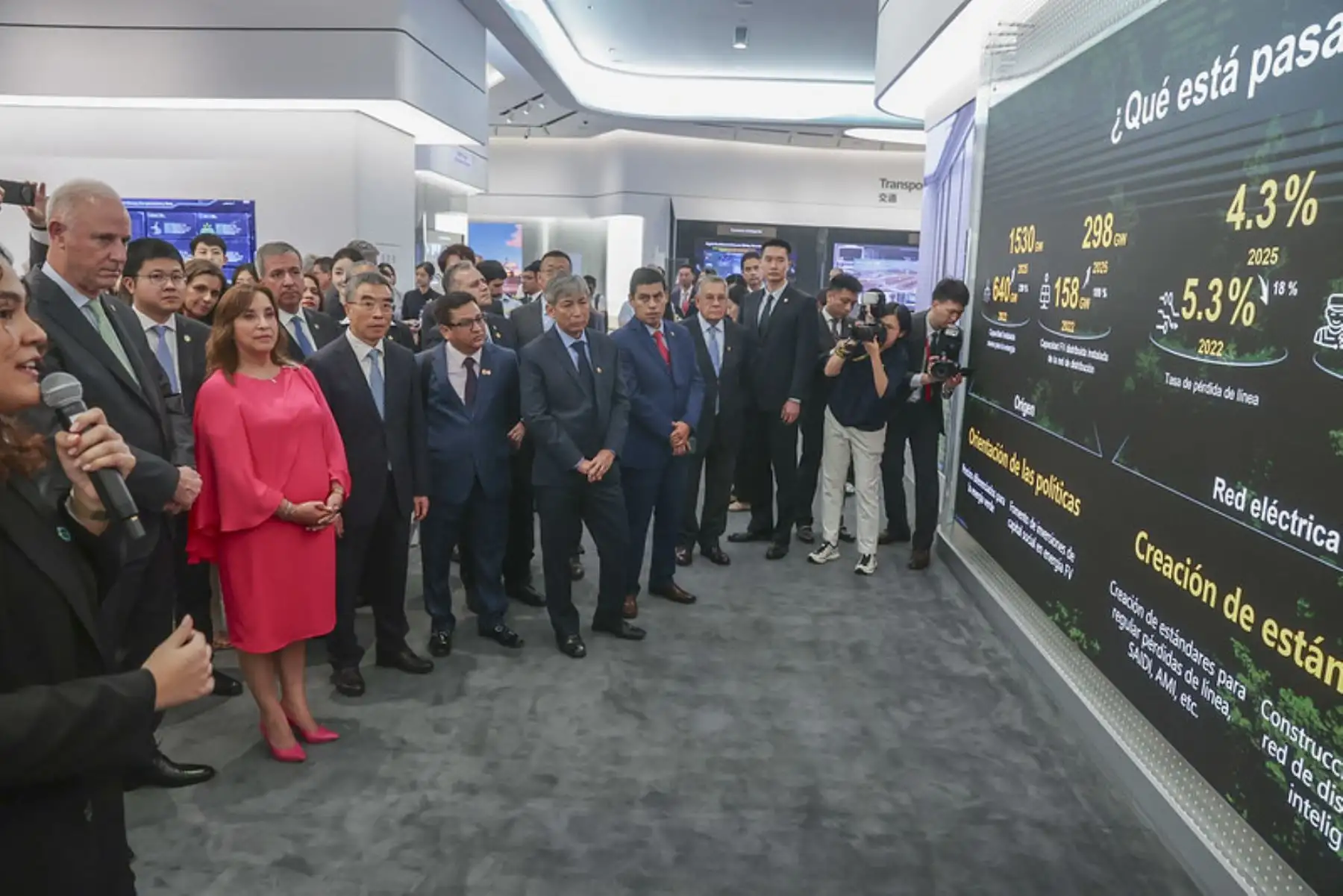 La Presidenta de la República participa en la firma de convenio con Huawei y lidera reuniones en el marco del Viaje de Estado a China. Foto: ANDINA/ Prensa Presidencia