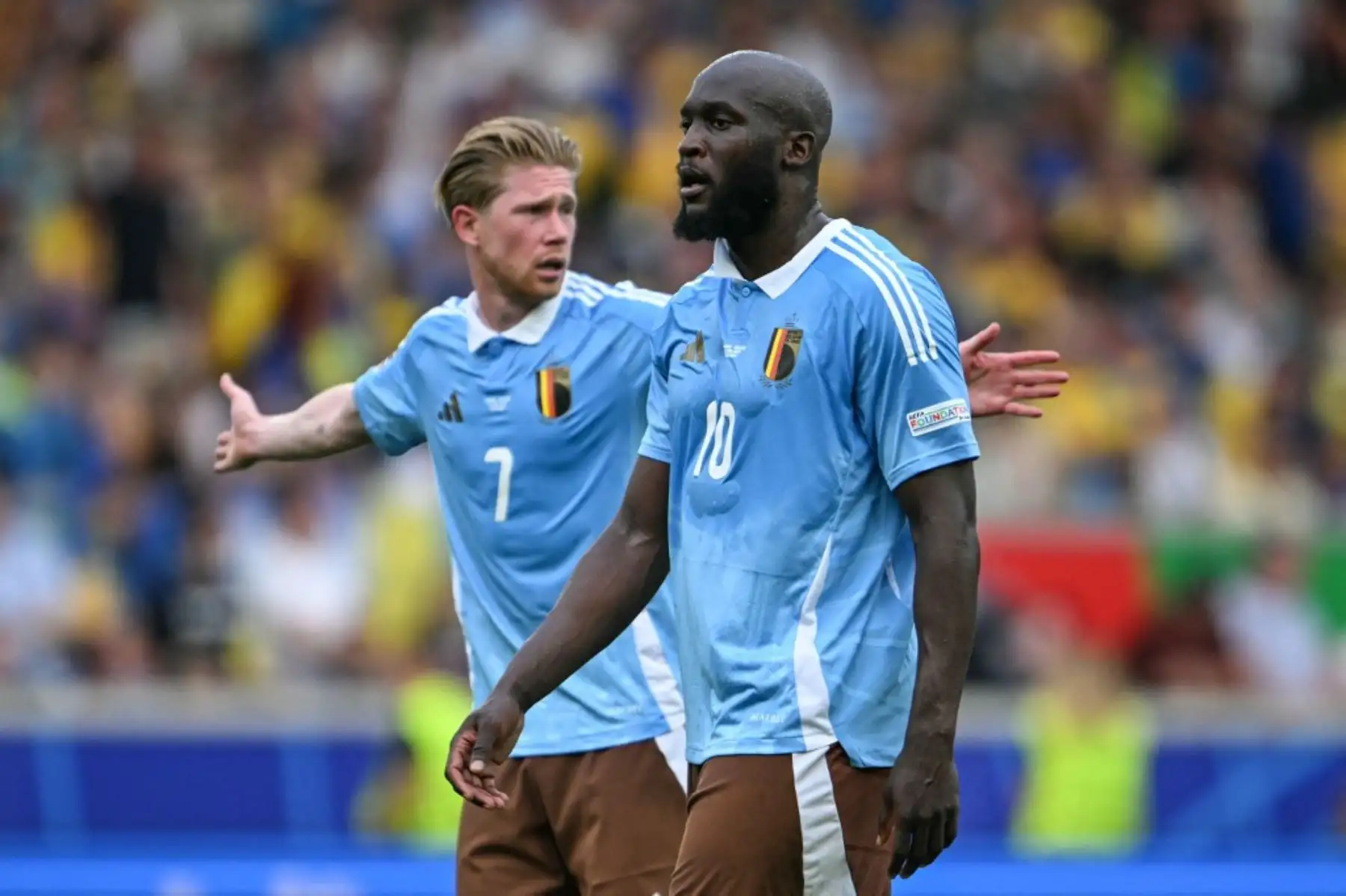 Lukaku no puede hallar el gol en la Eurocopa. Foto: AFP