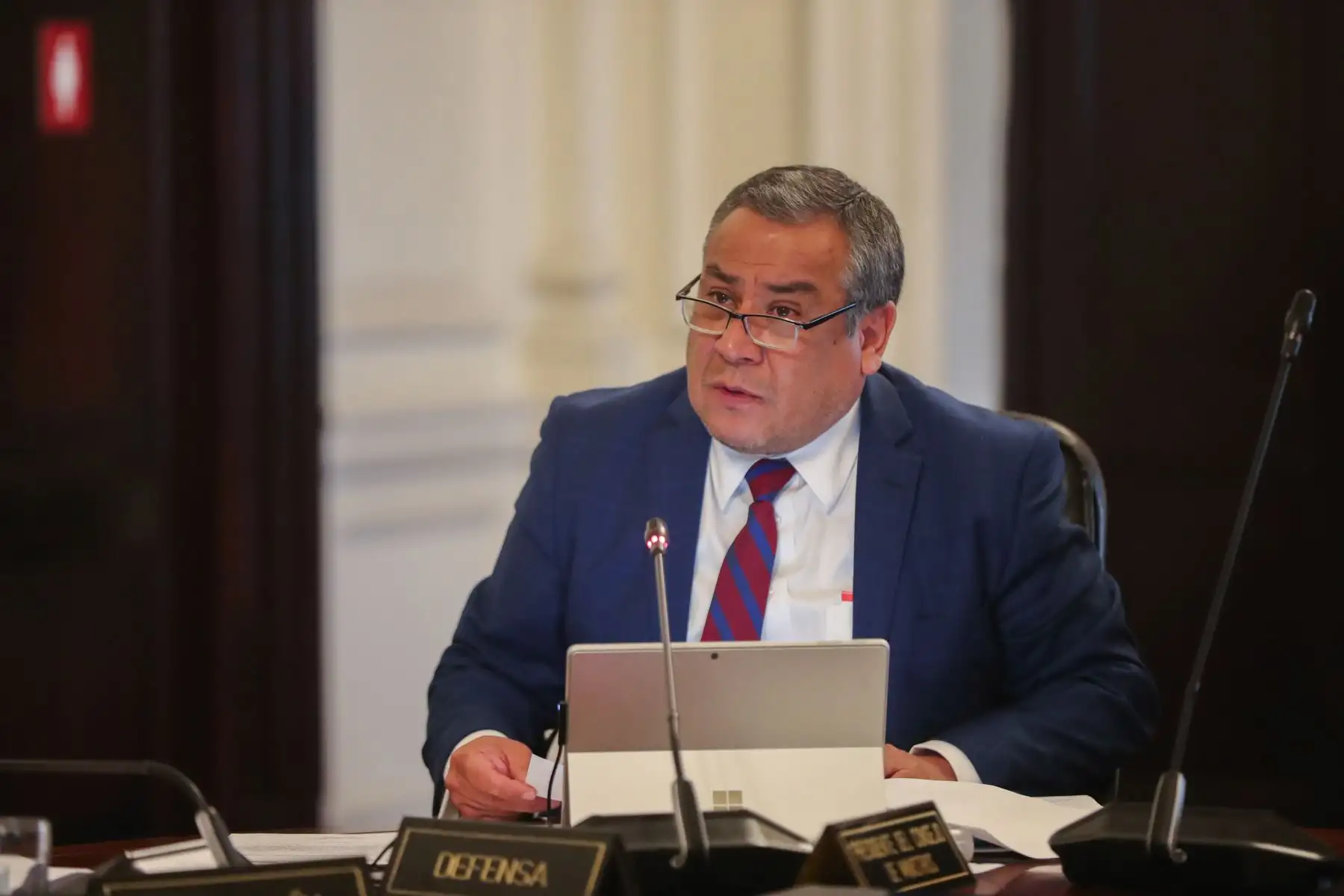 Presidenta de la República preside de manera virtual la sesión del Consejo de Ministros desde Shanghái. Foto: ANDINA/Prensa Presidencia