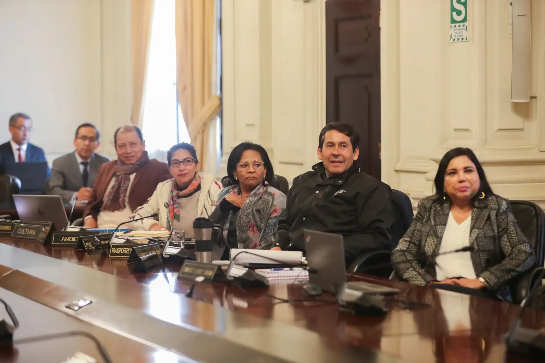 Presidenta de la República preside de manera virtual la sesión del Consejo de Ministros desde Shanghái. Foto: ANDINA/Prensa Presidencia